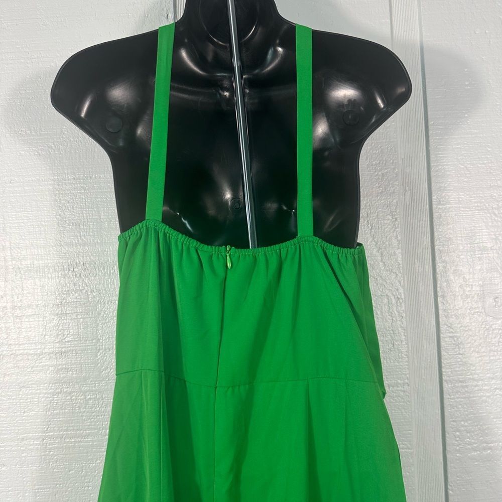 Misa Hylton for INC Green High Neck Spaghetti Strap Tiered Dress Size Small NWOT - Picture 8 of 10